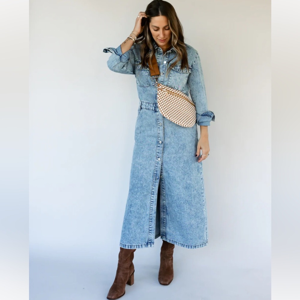 Denim dress
